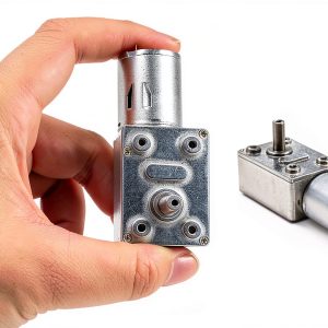 12V 30RPM High Torque DC Motor Jersvimc Mini Worm Gear Electric Motor-0